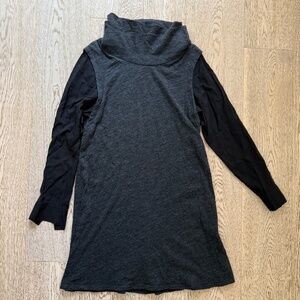 YOJI YAMAMOTO WOOL & RAYON DRESS Made in Japan Size 1